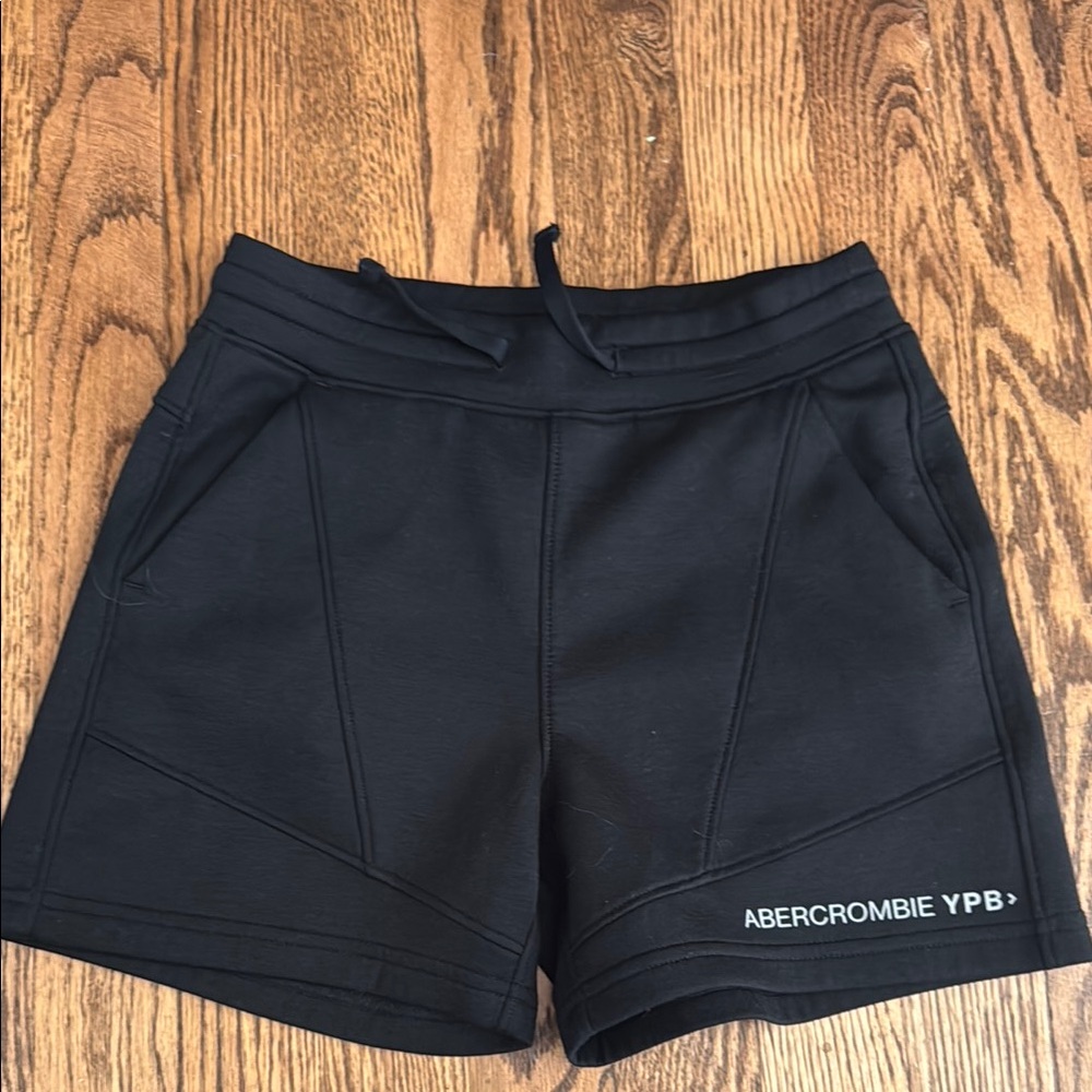 Abercrombie & Fitch Black Athletic Shorts
